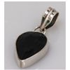 Image 1 : NATURAL 17.73  CTW SAPPHIRE PEARCUT PENDANT .925 STERLI