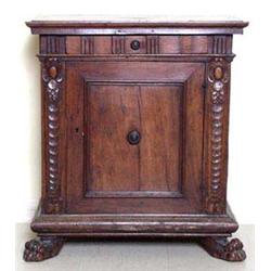 RENAISSANCE WALNUT SIDE CABINET