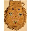 Image 1 : Plains Beaded Tobacco Bag