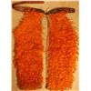 Image 1 : Riley and McCormick Orange Angora Chaps