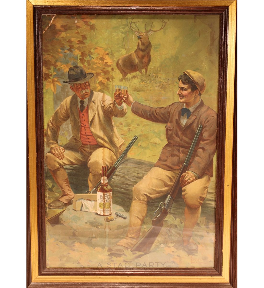 Stag Advertising Stag Beer Framed Advertising