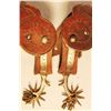Image 1 : Early Buerman Leather Lined Spurs