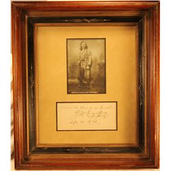 Captain Jack Crawford Photograph and Signature