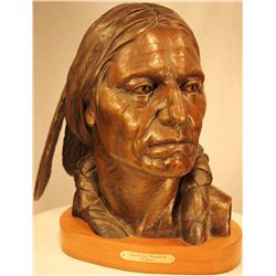 Ed Spears Bronze Sculpture "Cheyenne Warrior"