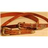 Image 1 : Two Vintage Tooled Belts with Silver Ranger Sets