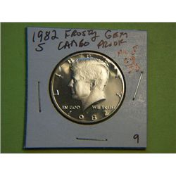 1982 S KENNEDY 1/2 DOLLAR