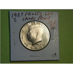 1987 S KENNEDY 1/2 DOLLAR