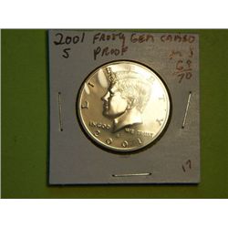 2001 S KENNEDY 1/2 DOLLAR
