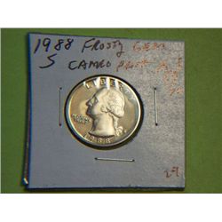 1988 S WASHINGTON QUARTER