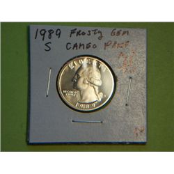 1989 S WASHINGTON QUARTER