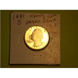 1991 S WASHINGTON QUARTER