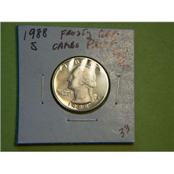 1988 S WASHINGTON QUARTER