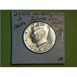 2004 S SILVER KENNEDY 1/2 DOLLAR