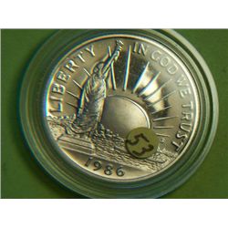 1986 S STATUE OF LIBERTY 1/2 DOLLAR