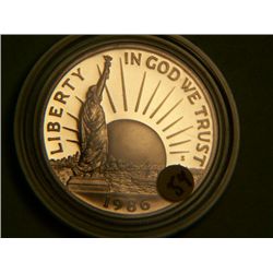 1986 S STATUE OF LIBERTY 1/2 DOLLAR