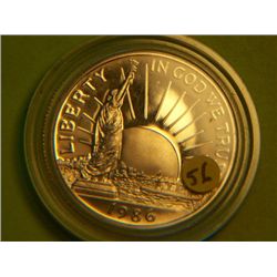 1986 S STATUE OF LIBERTY 1/2 DOLLAR