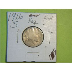1916 S BUFFALO NICKEL