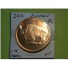 Image 1 : 2012 1 OUNCE COPPER BUFFALO
