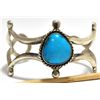Image 1 : Old Pawn Turquoise Sterling Silver Cuff Bracelet