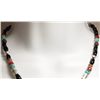 Image 3 : Navajo Onyx & Multi-Stone Necklace - Tommy Singer