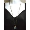 Image 1 : Dead Pawn Navajo Multi-Stone Inlay Container Sterling Silver Necklace