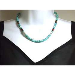 Navajo Turquoise & Multi-Stone Necklace - Tommy Singer