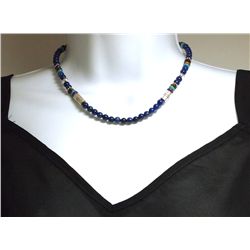 Navajo Lapis Lazuli & Multi-Stone Necklace - Tommy Singer
