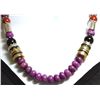 Image 2 : Navajo Sugilite & Multi-Stone Necklace - Tommy Singer