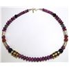 Image 3 : Navajo Sugilite & Multi-Stone Necklace - Tommy Singer