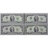 Image 1 : 4 Star Notes 1976 $2 Bills G Mint Chicago