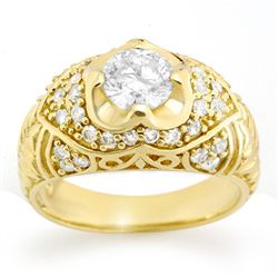 Natural 1.65 ctw Diamond Ring 14K Yellow Gold