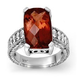 Genuine 9 ctw Rubellite Ring 14k Gold