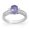 Image 1 : Genuine 1.82 ctw Tanzanite & Diamond Ring 14K Gold