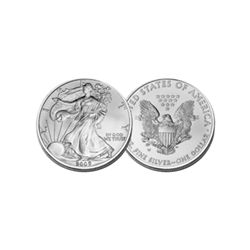 BRILLIANT UNCIRCULATED 1oz Silver American Eagle - Random Date