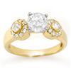 Image 1 : Natural 1.38 ctw Diamond Ring 14K Yellow Gold