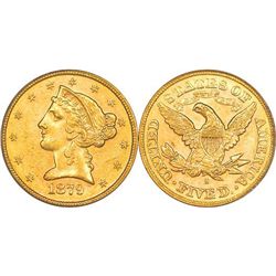 $5 Liberty Gold - Half Eagle - 1839 to 1908 - CIRCULATED