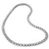 Image 1 : Natural 9.0 ctw Diamond Necklace 14K White Gold