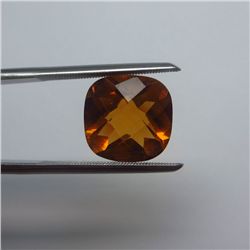 Loose Natural Citrine Cushion 12mm x 12mm VERY NICE color tone