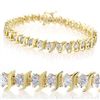 Image 1 : Natural 6.0 ctw Diamond Bracelet 10K Yellow Gold