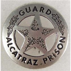 ALCATRAZ PRISON GUARD BADGE