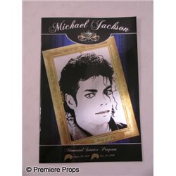 Michael Jackson Memorial Service Program