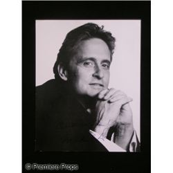 Signed Michael Douglas Photo