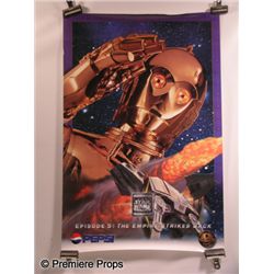 George Lucas Signed Empire Strikes Back Poster