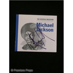 Michael Jackson Signed 'Essential Collection' CD