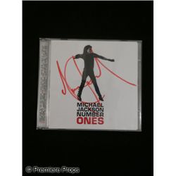Michael Jackson Signed 'Number Ones' CD