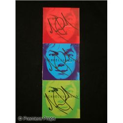 Michael Jackson Signed 'Invincible' CD Covers