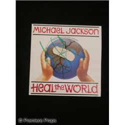 Michael Jackson Signed 'Heal The World' Record