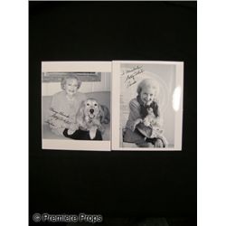 Set of Signed Betty White Photos