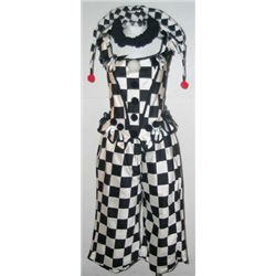 Pierrot Checker Women's Costume