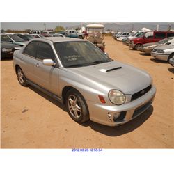 2002 - SUBARU IMPREZA